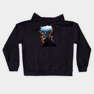 Anime Skeleton - Spooky Halloween Horror Goth Kids Hoodie